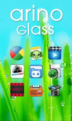 Arino Glass - Solo Launcher Theme android App screenshot 0